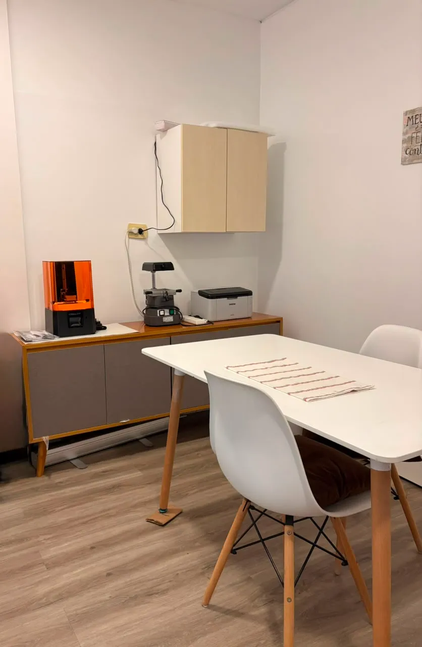 Detalle de la cocina del consultorio odontológico